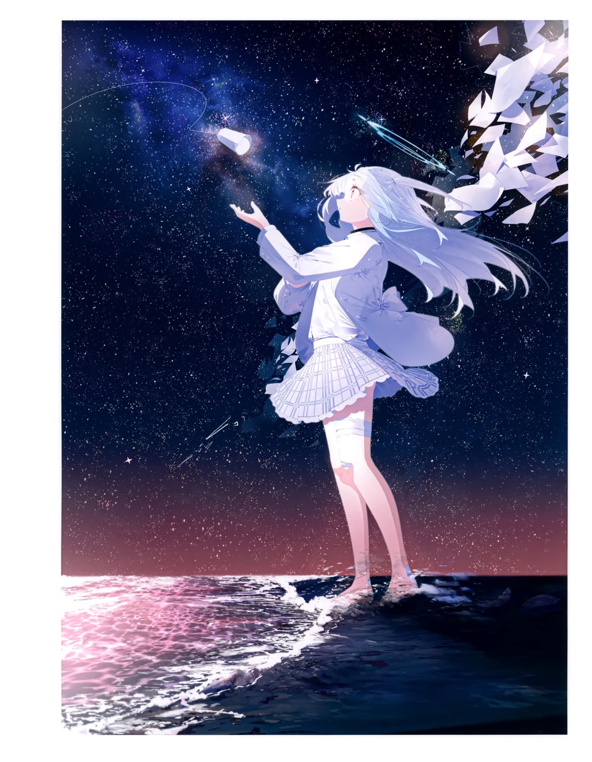 angel, benio_(dontsugel), garter, seifuku, wet