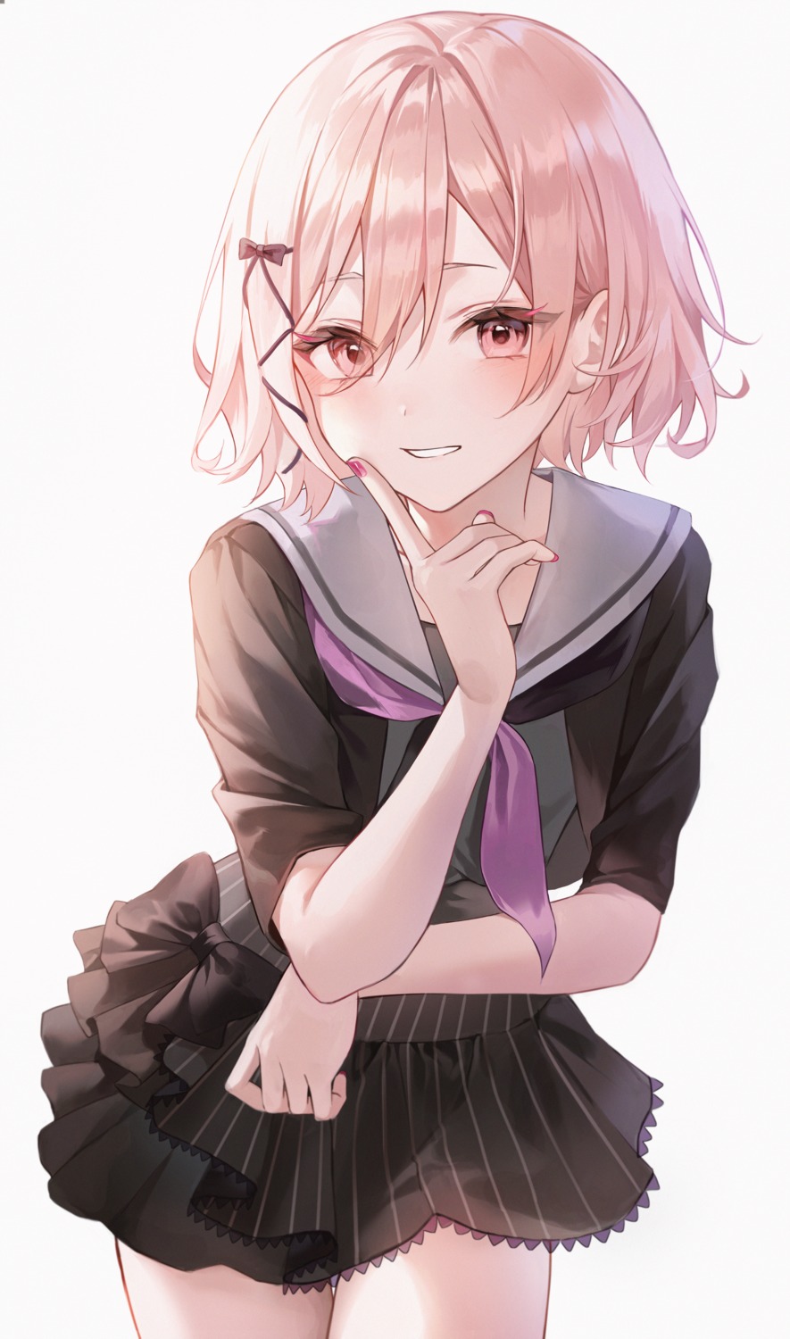 akiyama_mizuki, knowa, project_sekai, seifuku, trap