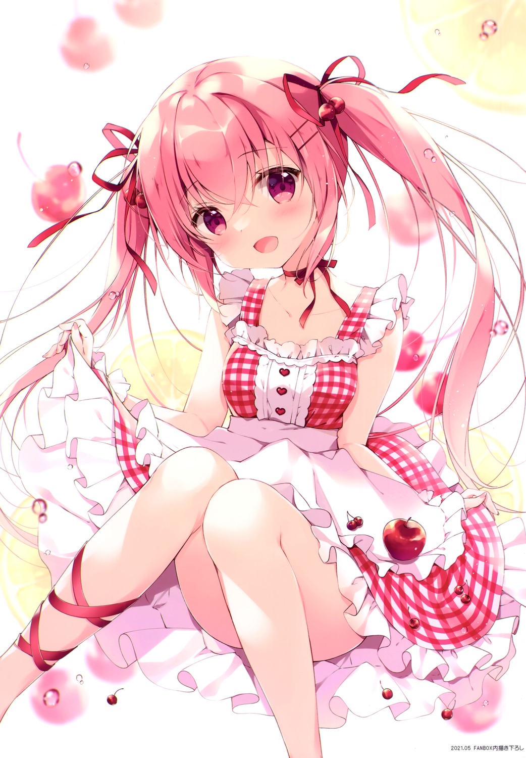 canvas+garden, miyasaka_miyu, niwasaka_rira, skirt_lift