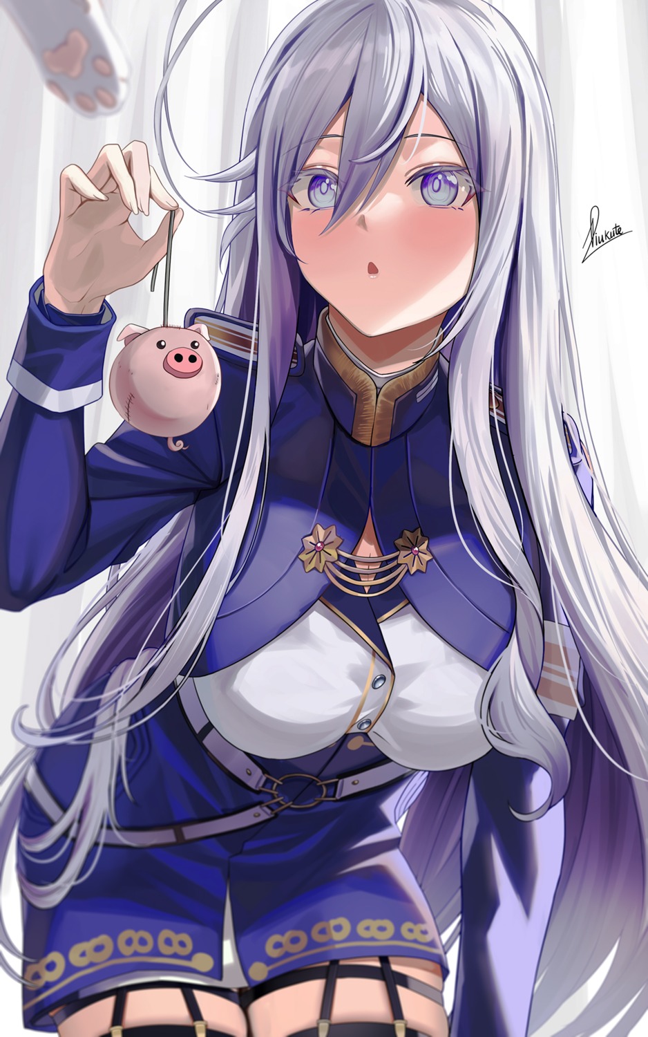 86_-eighty_six-, garter, neko, piukute062, stockings, thighhighs, uniform, vladilena_milize