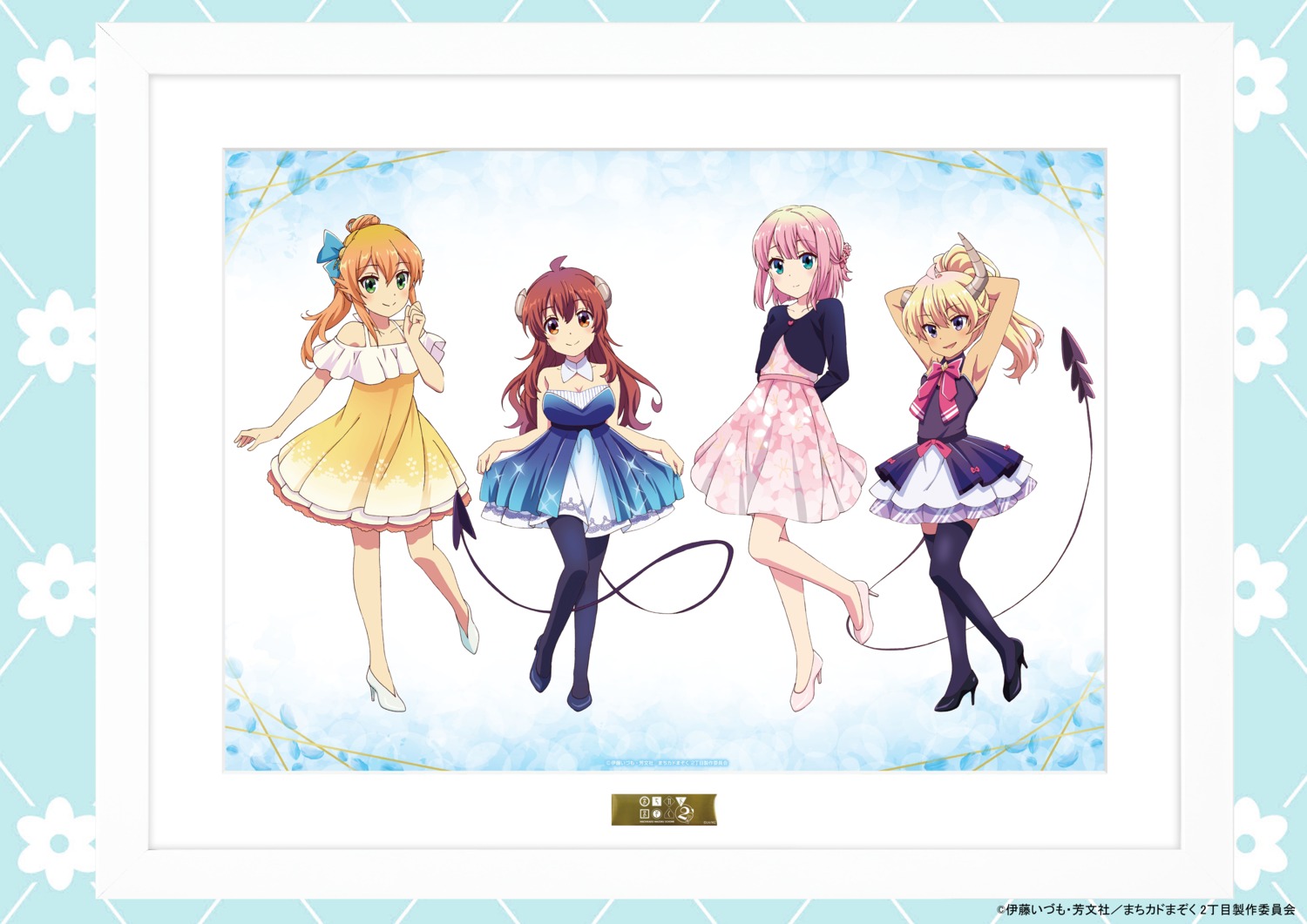chiyoda_momo, dress, heels, hinatsuki_mikan, lilith_(machikado_mazoku), machikado_mazoku, tagme, tail