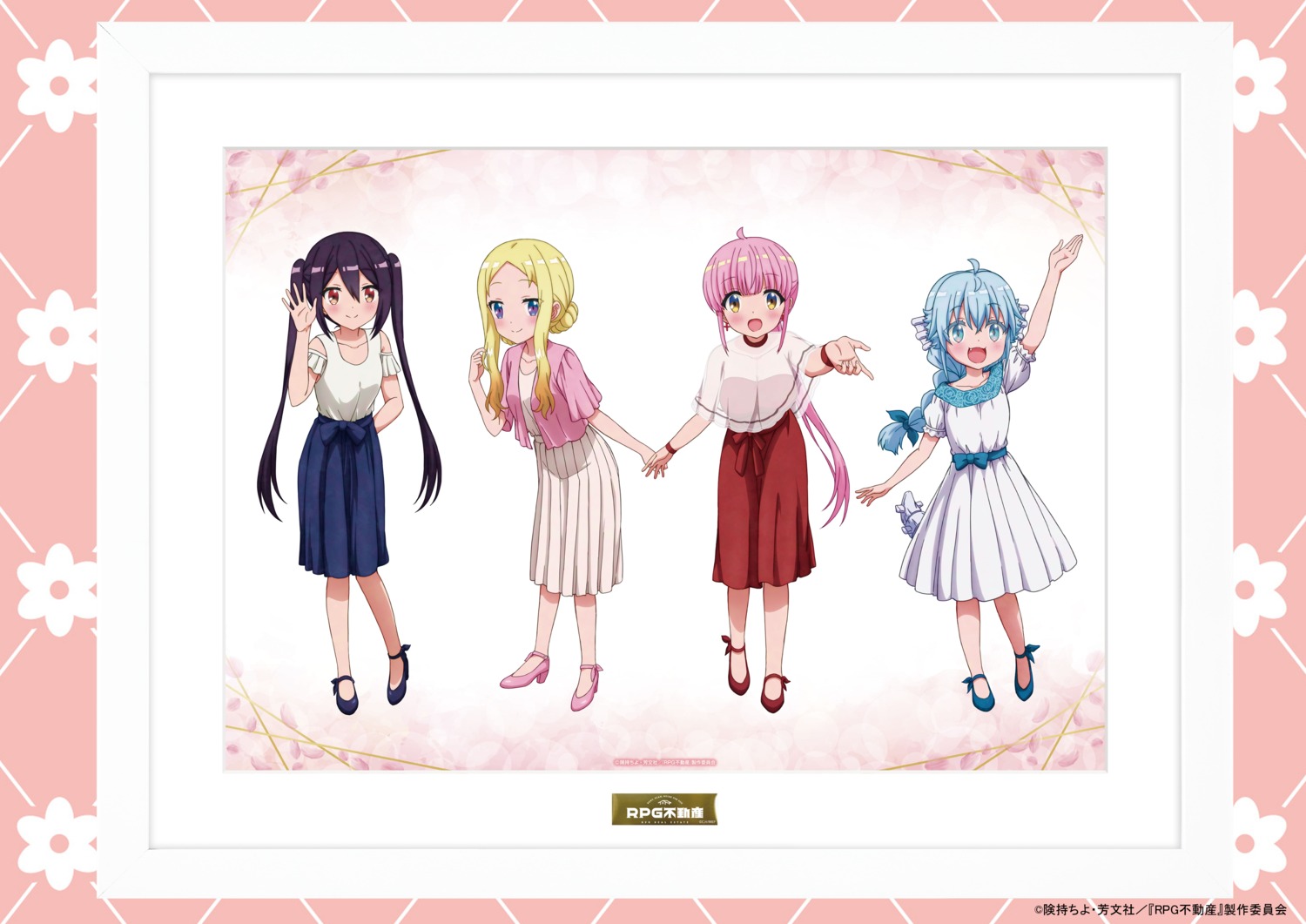 dress, fa_(rpg_fudousan), heels, kazahiro_kotone, rakira_(rpg_fudousan), rpg_fudousan, rufria_(rpg_fudousan), tagme