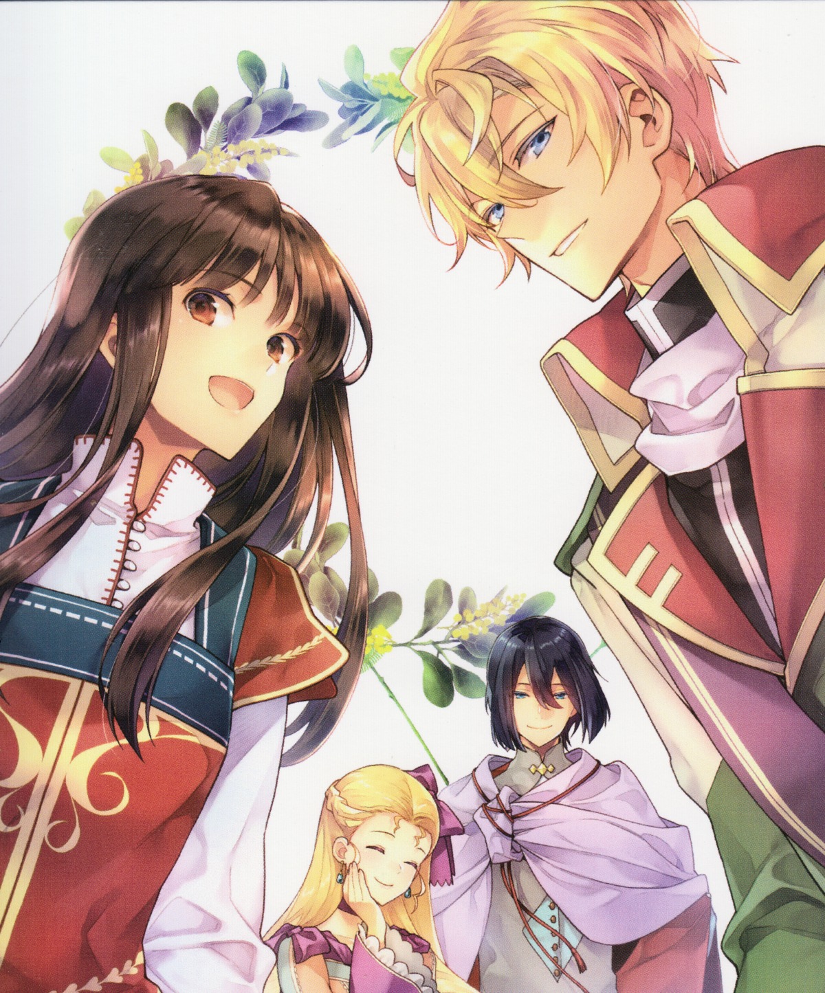 albert_hawke, dress, elizabeth_ashley, seijo_no_maryoku_wa_bannou_desu, syuri_yasuyuki, takanashi_sei, uniform, yuri_drewes