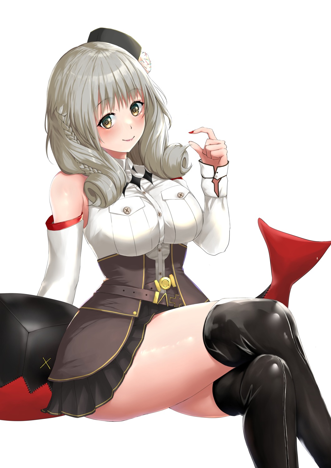 azur_lane, luetzow_(azur_lane), ojisan_f, thighhighs