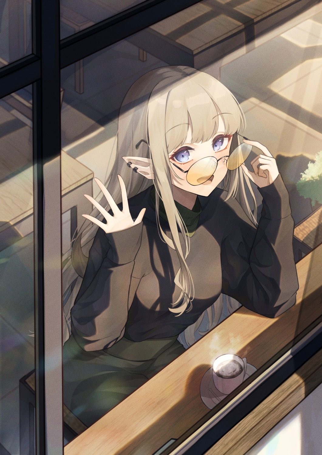 isana615, megane, pointy_ears