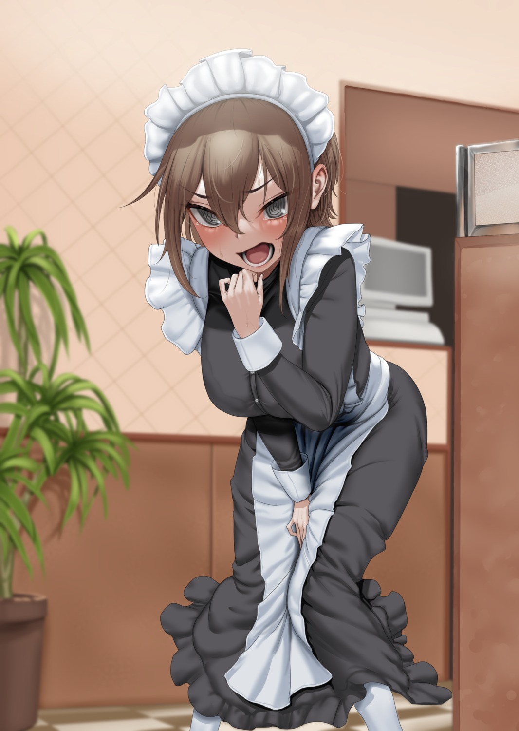 maid, pantyhose, tomiokasena