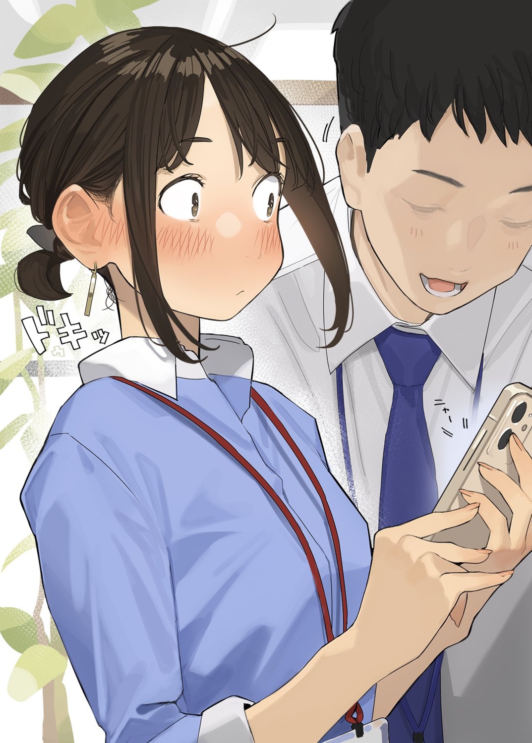 douki-chan, douki-kun, dress_shirt, ganbare_douki-chan, yom