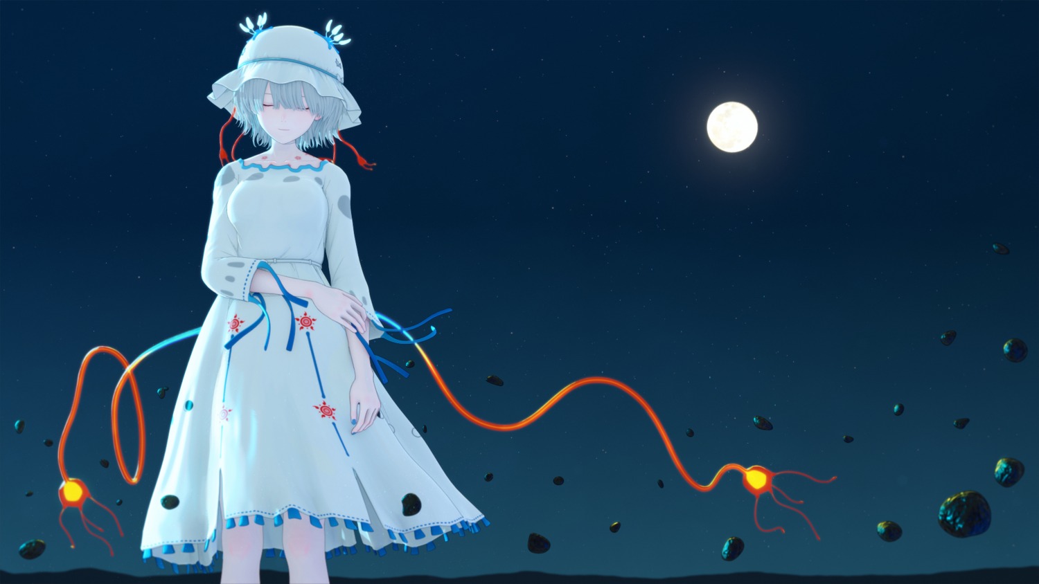 dress, wallpaper, yushika