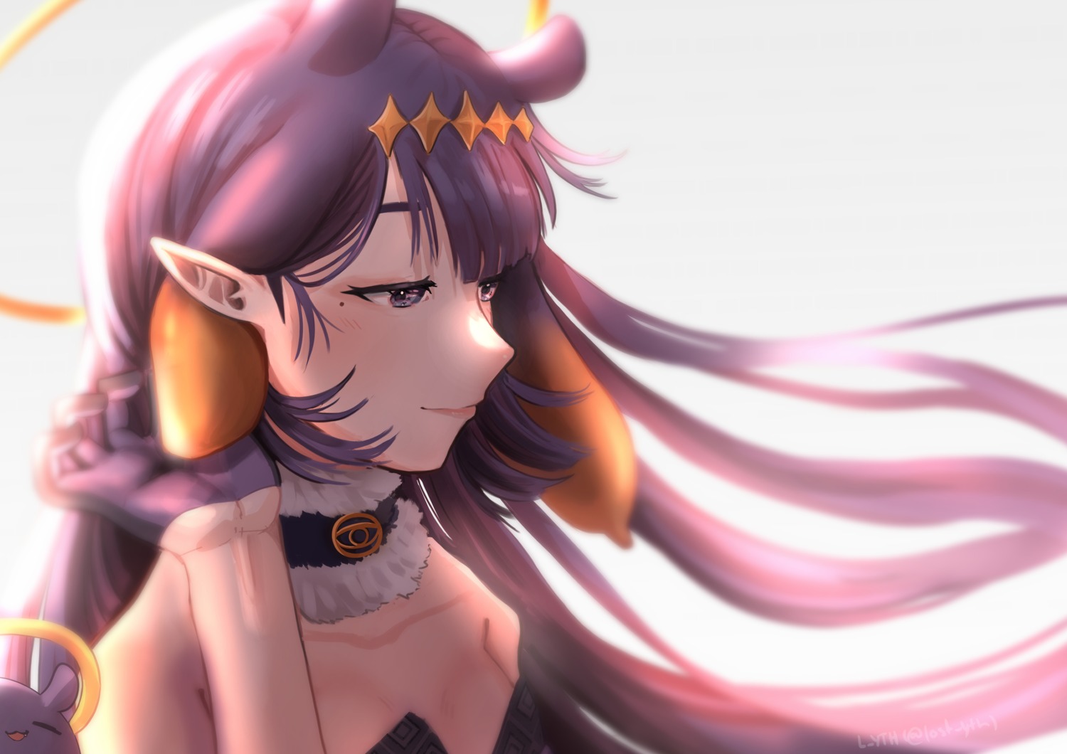 animal_ears, hololive, hololive_english, l_yth, ninomae_ina'nis, no_bra, pointy_ears