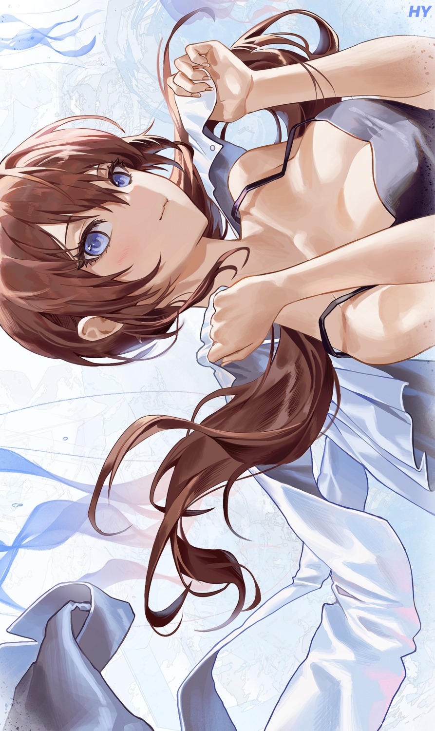 cleavage, hy_(hem_oo), ichinose_shiki, no_bra, the_idolm@ster, the_idolm@ster_cinderella_girls