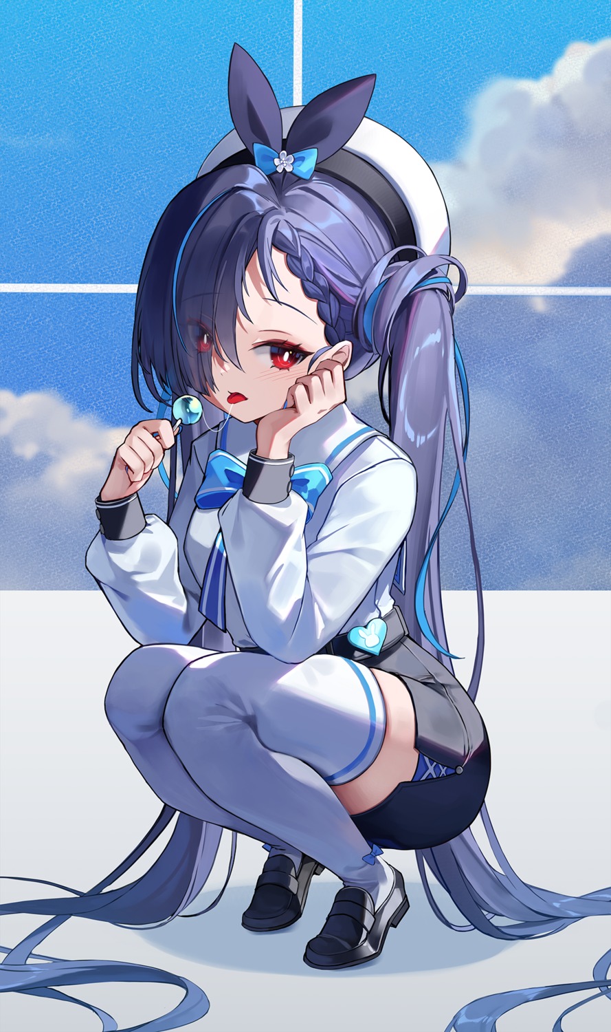 laevan, thighhighs