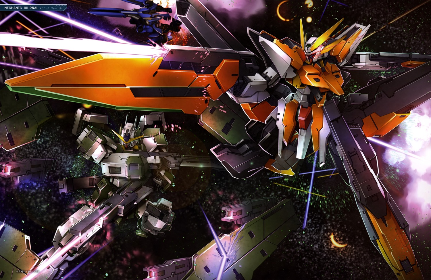 brave, gundam, gundam_00, gundam_00:_a_wakening_of_the_trailblazer, gundam_harute, gundam_zabanya, mecha