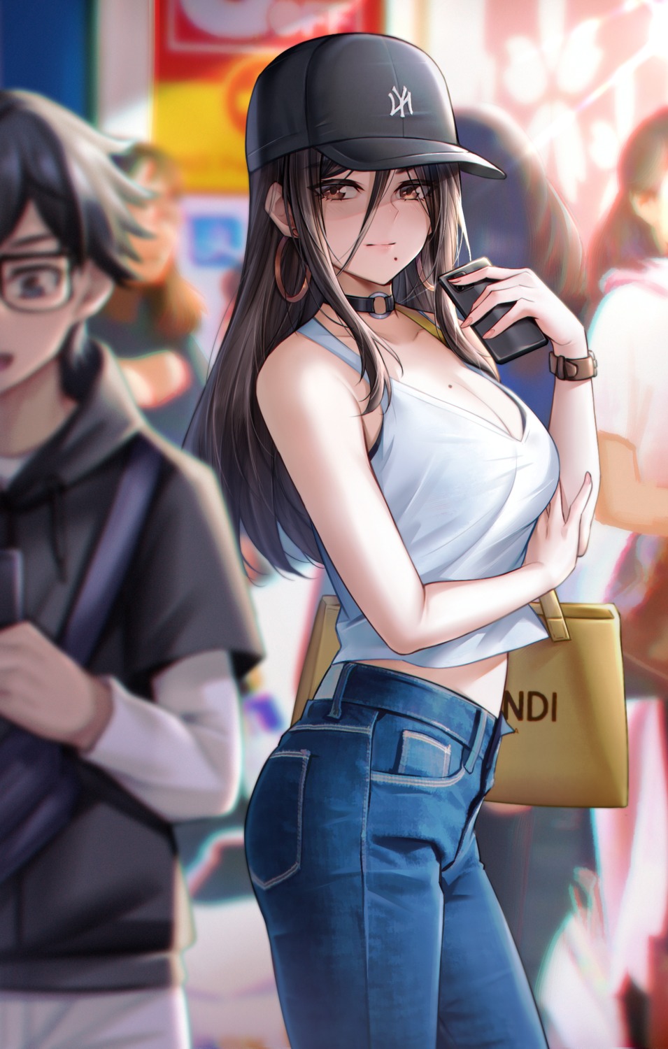 bra, cleavage, hua-j, megane