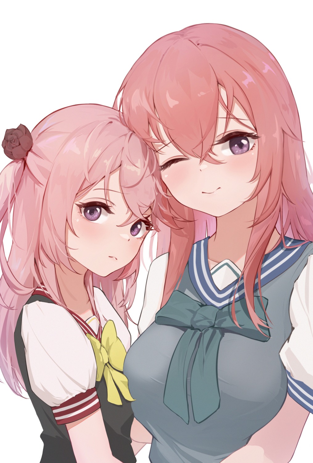 inui_sajuna, inui_shinju, luma_li, seifuku, sono_bisque_doll_wa_koi_wo_suru