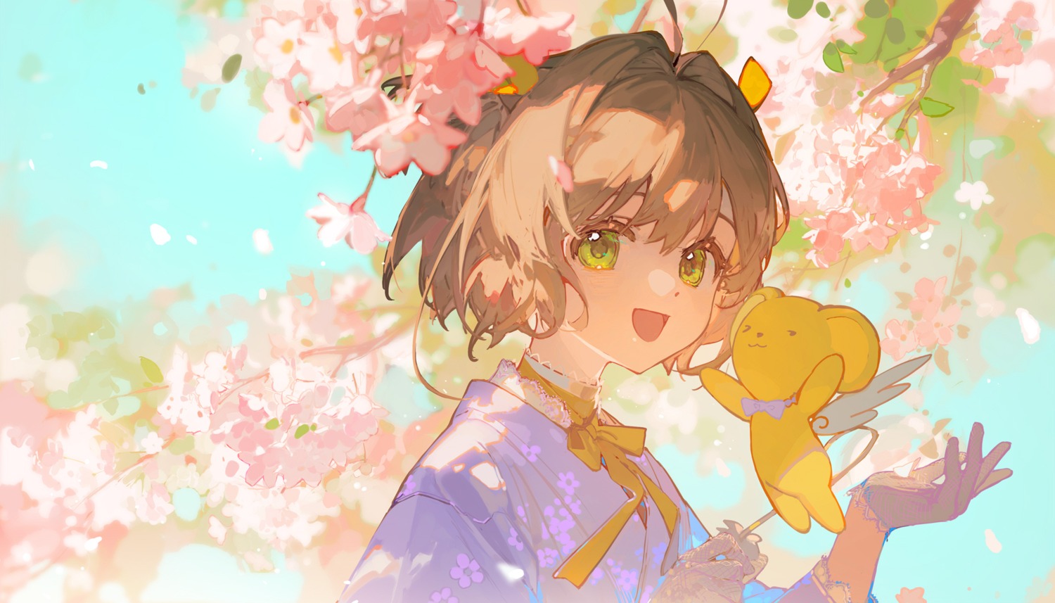 card_captor_sakura, ciloranko, kerberos, kinomoto_sakura