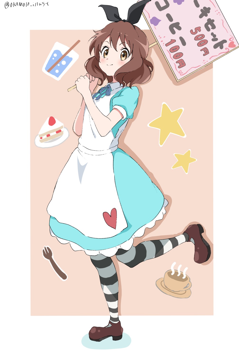 alice, alice_in_wonderland, cosplay, hibike!_euphonium, oumae_kumiko, white_gorilla_(okamoto)