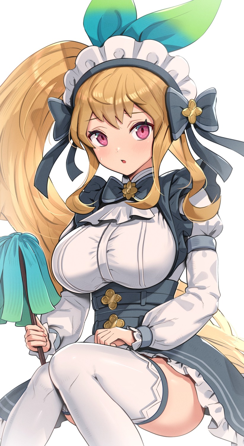 dragalia_lost, elisanne, gonzarez, maid, thighhighs