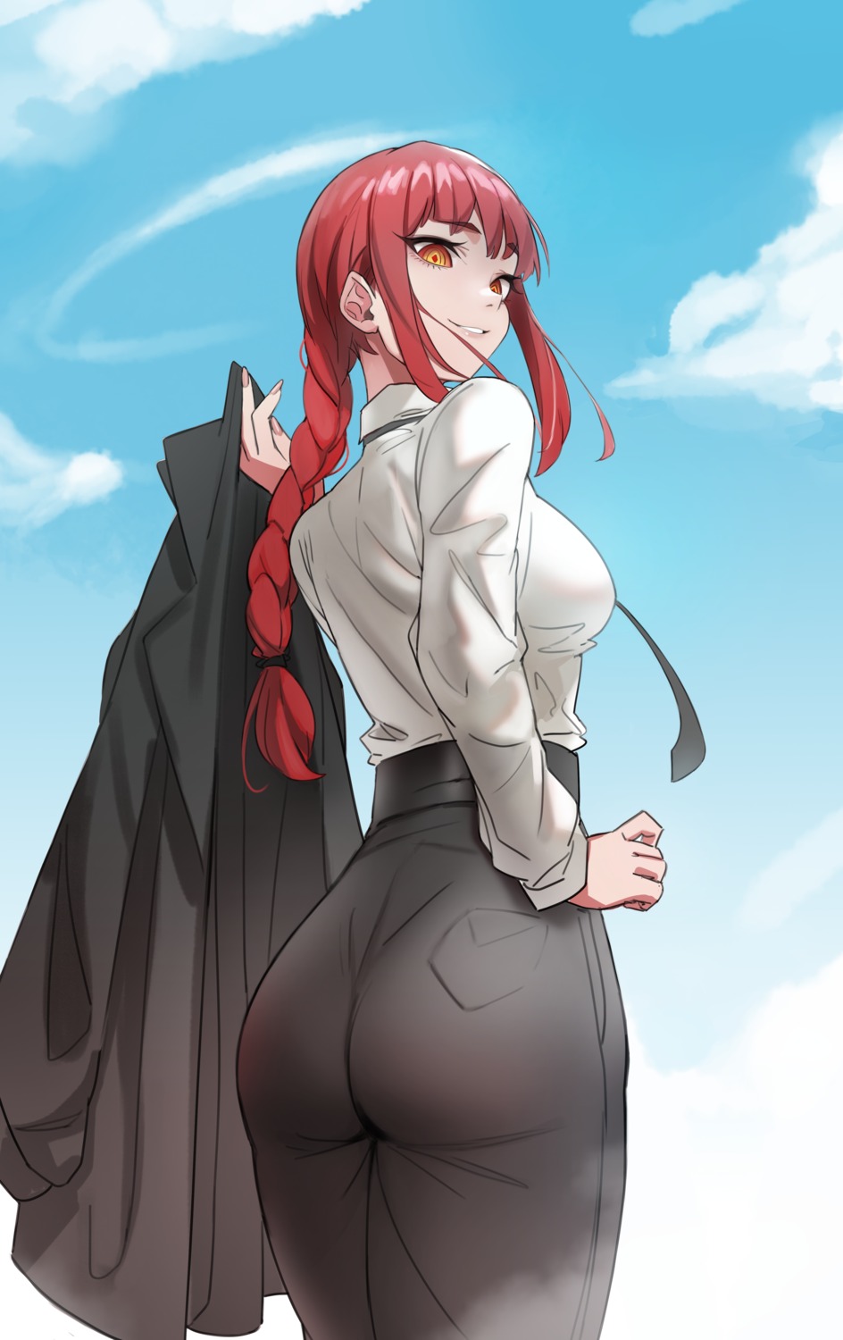 ass, chainsaw_man, kiritzugu, makima_(chainsaw_man)
