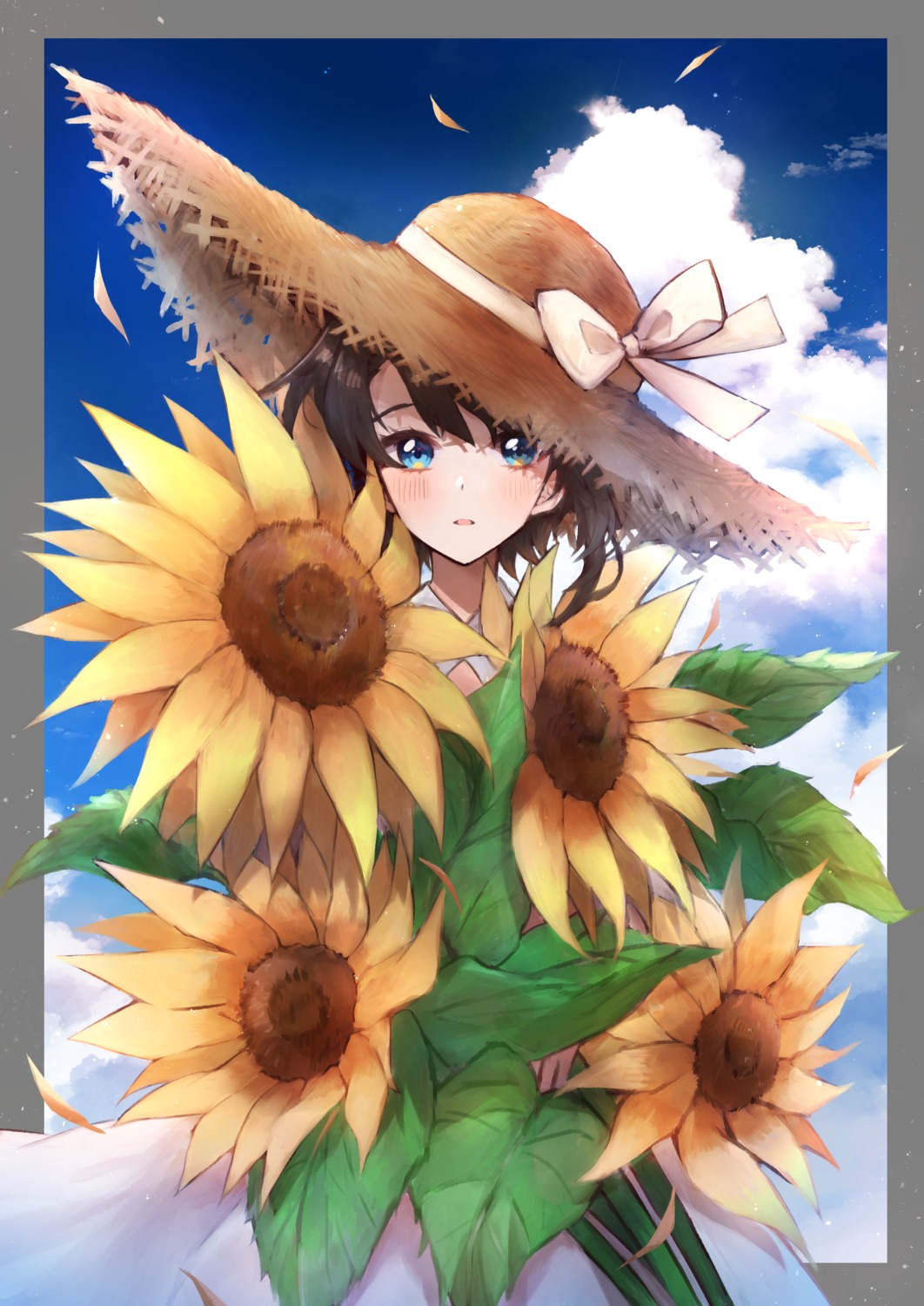 dress, hololive, mashiro_io, oozora_subaru, summer_dress