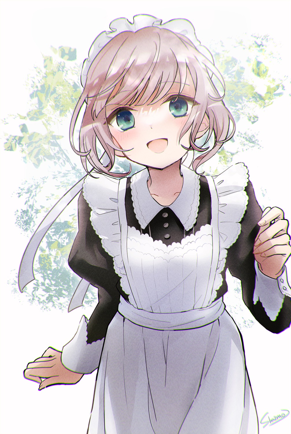 maid, serizawa_asahi, sha2mo, the_idolm@ster, the_idolm@ster_shiny_colors