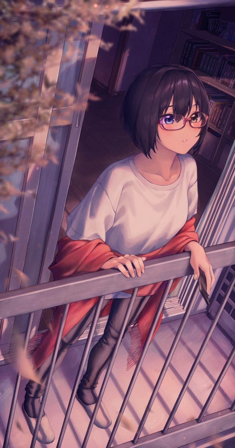 banana_oekaki, heterochromia, kamikoshi_sorawo, megane, urasekai_picnic
