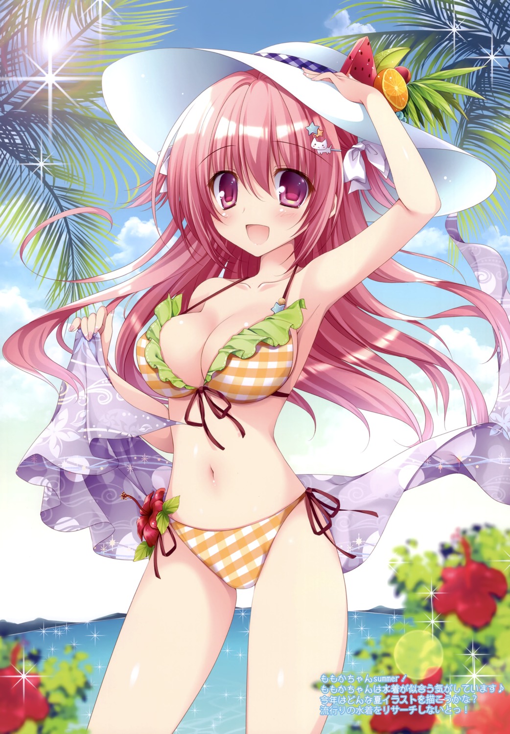 bikini, cleavage, nanaroba_hana, swimsuits