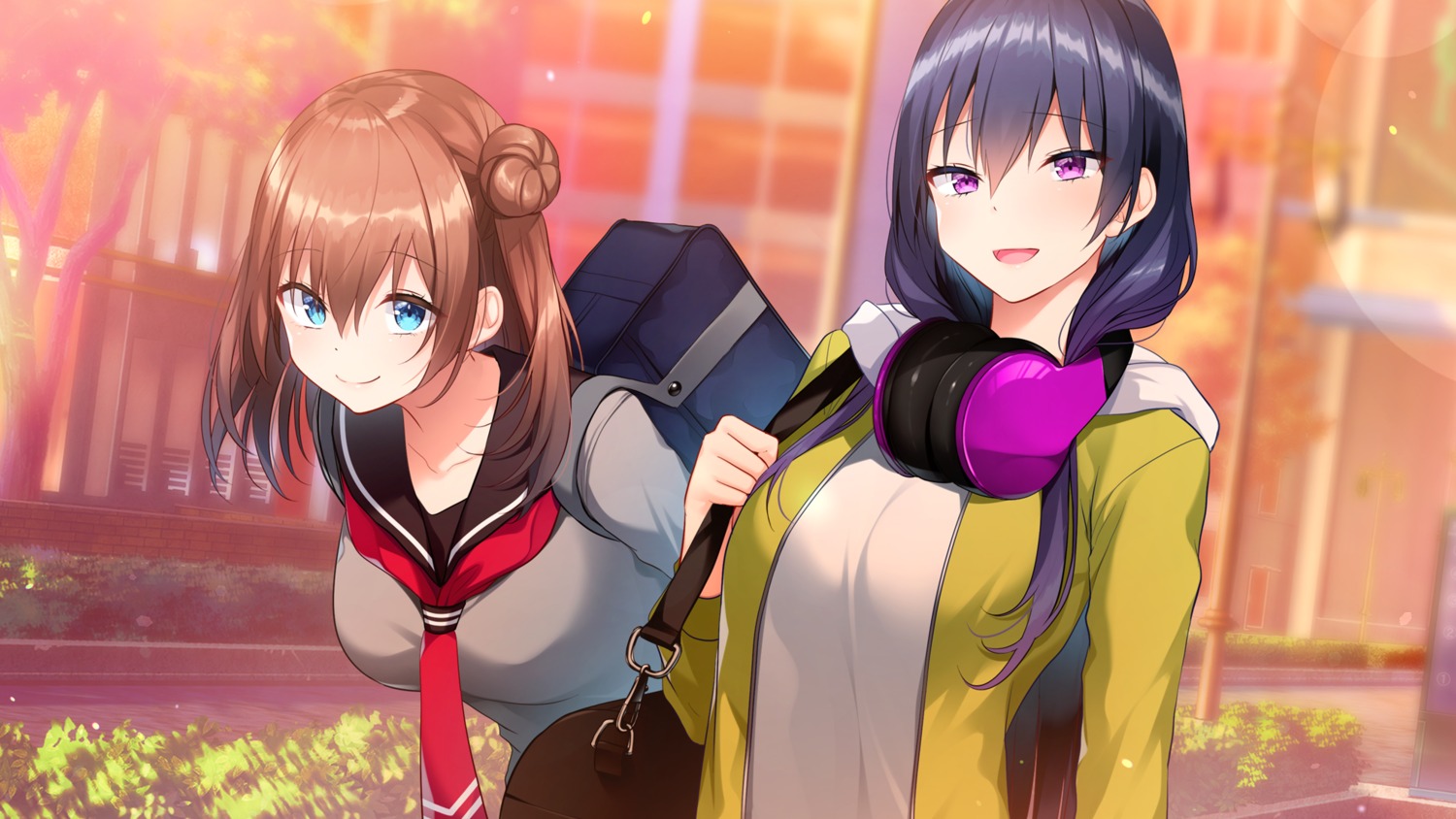 amusecraft_erotica, headphones, koe_ni_koi_shite_koikogare!, oekakizuki, seifuku