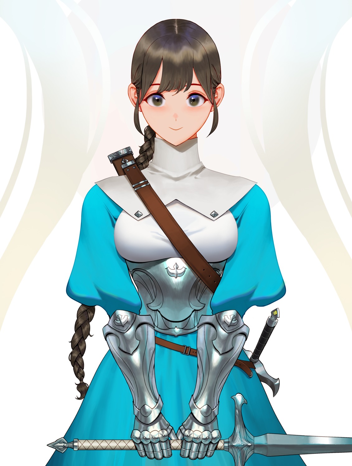 armor, dress, sword, wonbin_lee