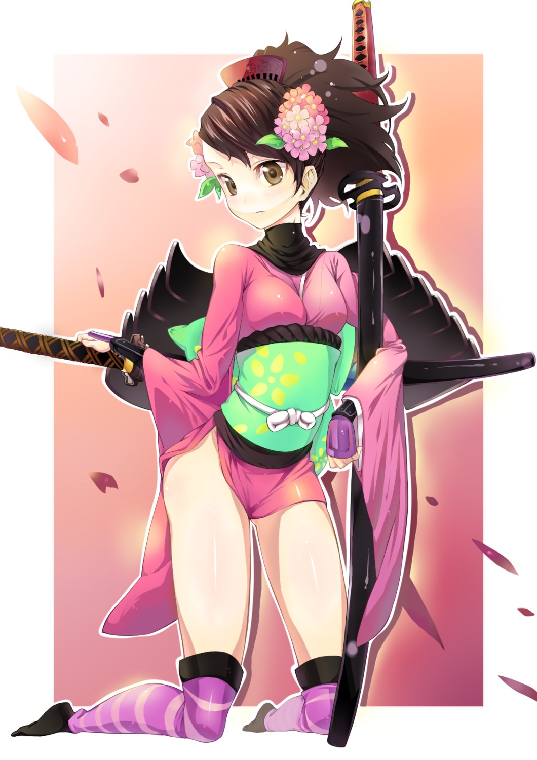 kazuma_(kazumav), momohime_(muramasa), oboro_muramasa