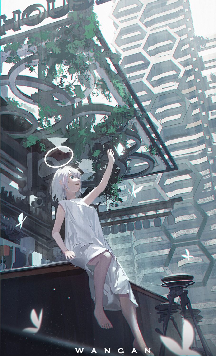 angel, dress, wangan