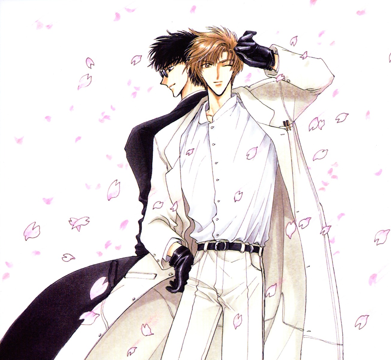 clamp, kigai_yuuto, male, sakurazuka_seishirou, x