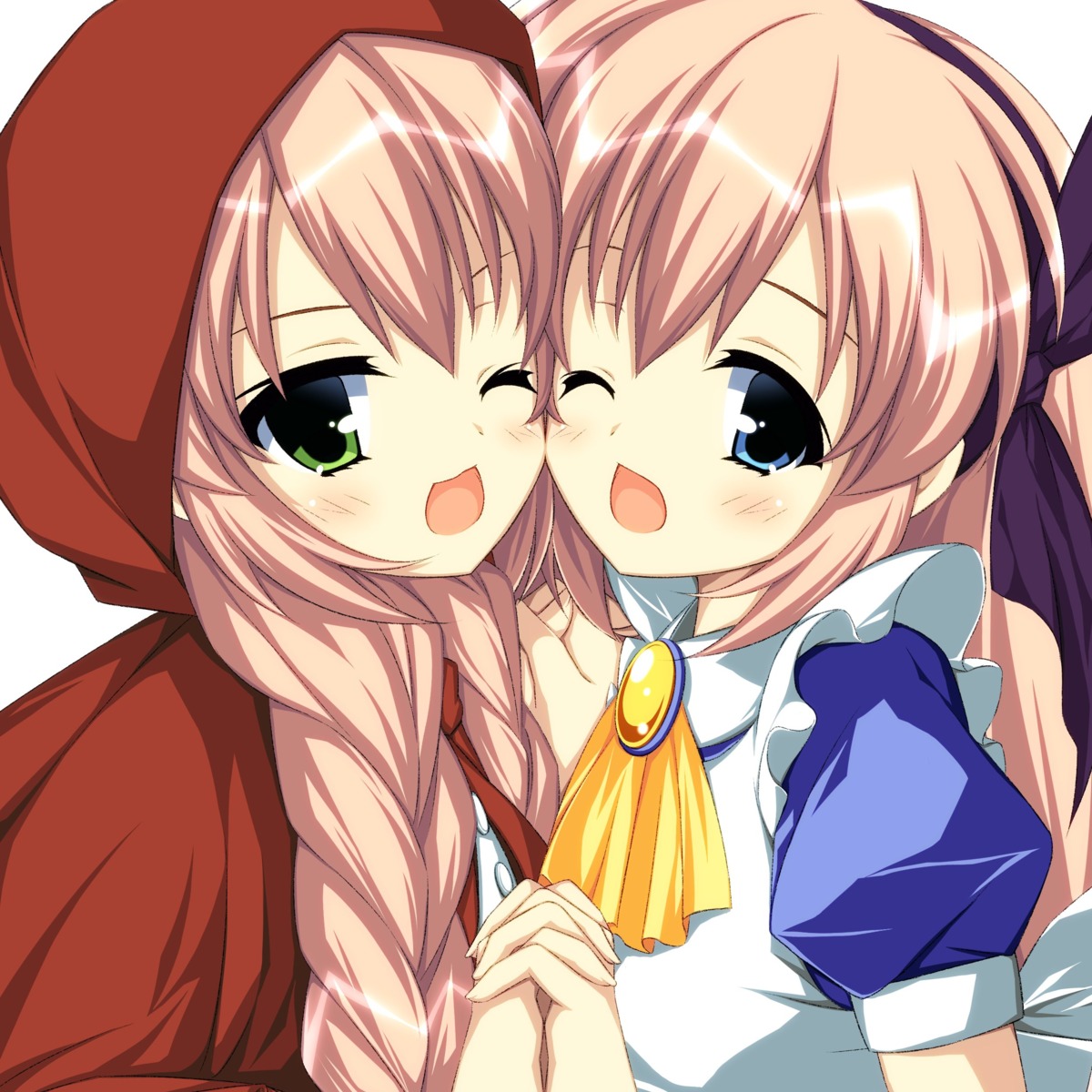 alice, alice_in_wonderland, asagi_nanami, cosplay, little_red_riding_hood, little_red_riding_hood_(character), symmetrical_docking