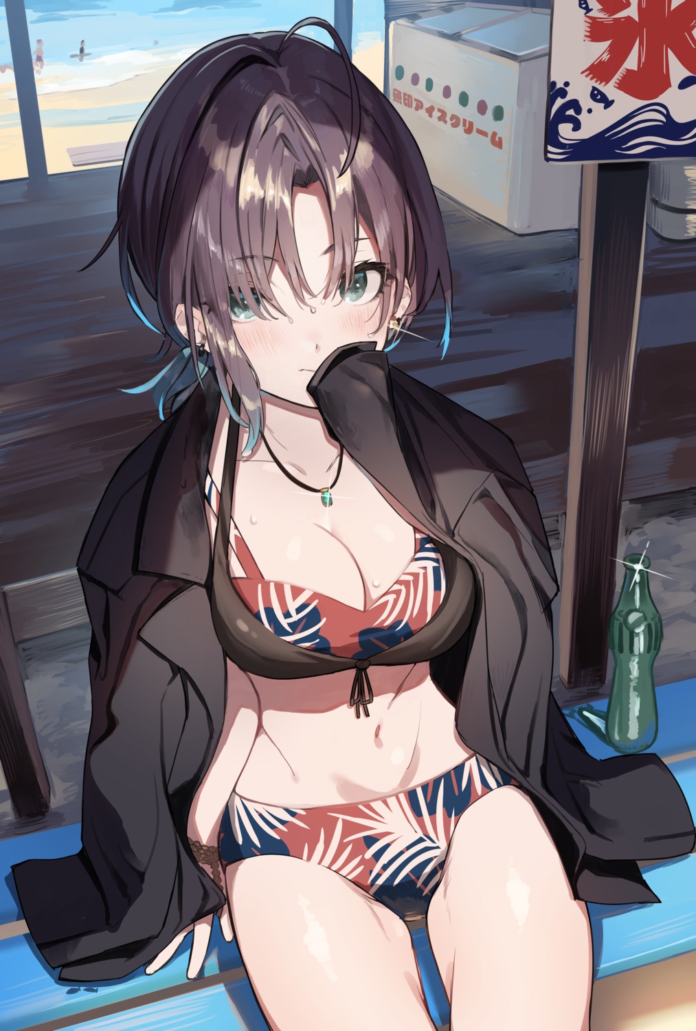 asakura_tooru, bikini, swimsuits, the_idolm@ster, the_idolm@ster_shiny_colors, uouokuma