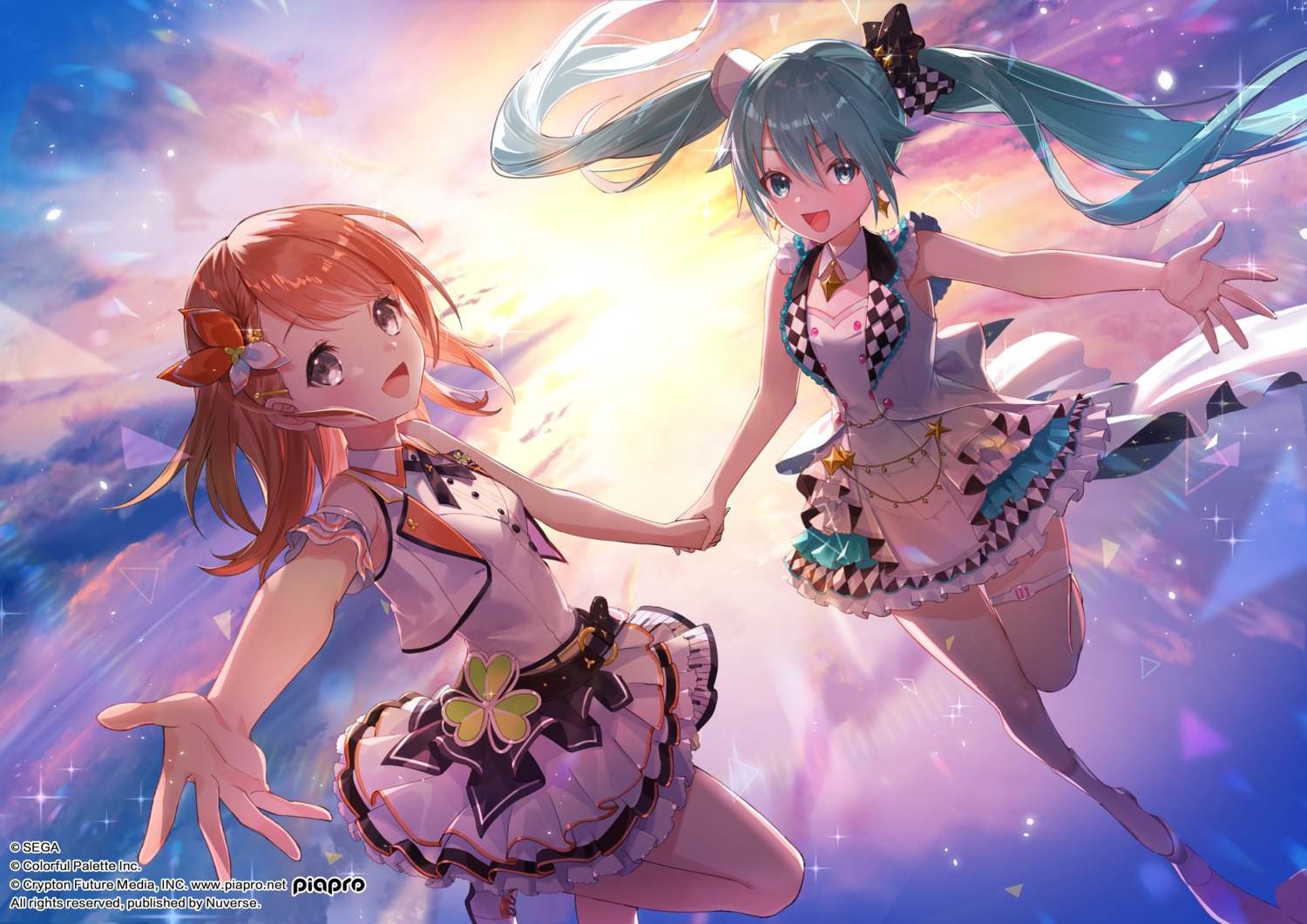 hanasato_minori, hatsune_miku, nima_(niru54), project_sekai, vocaloid