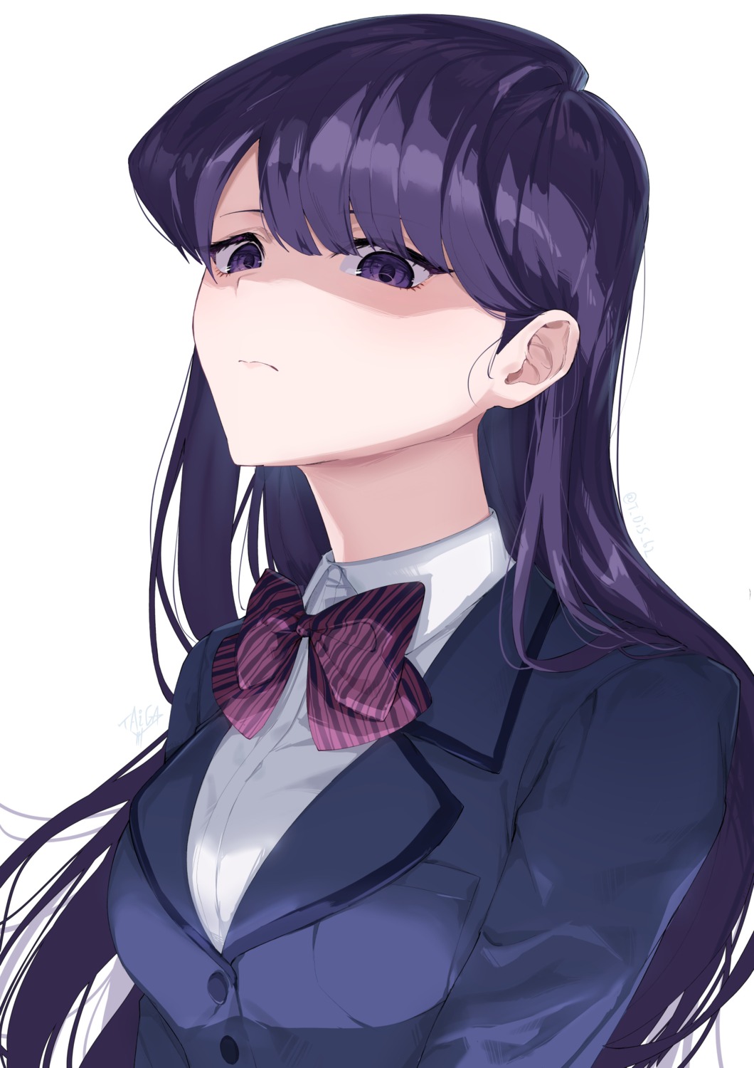komi-san_wa_komyushou_desu., komi_shouko, seifuku, taiga