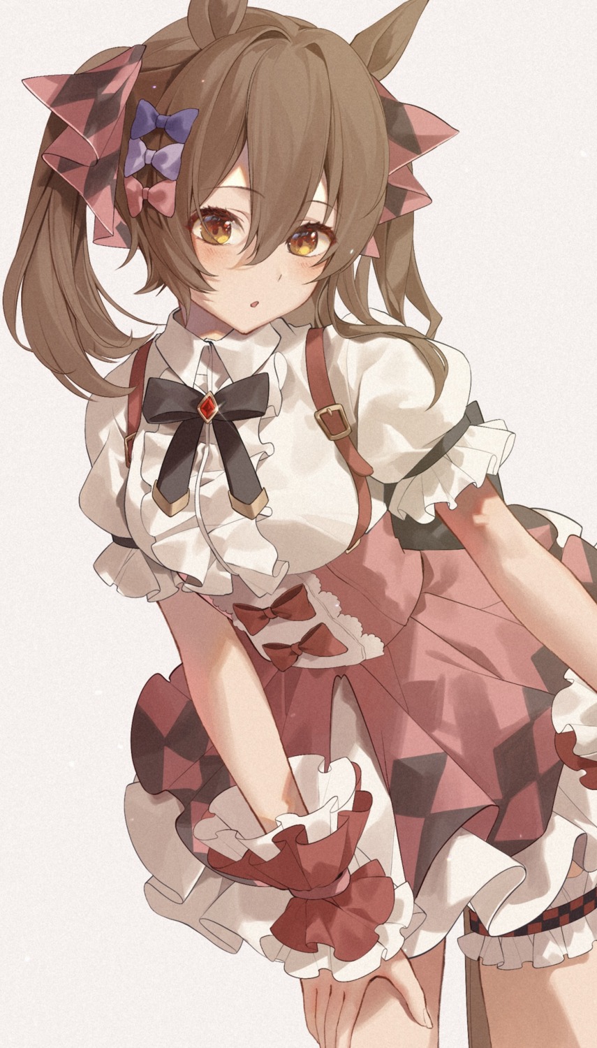 animal_ears, garter, smart_falcon_(umamusume), tail, uma_musume_pretty_derby, uniform, yogukasu