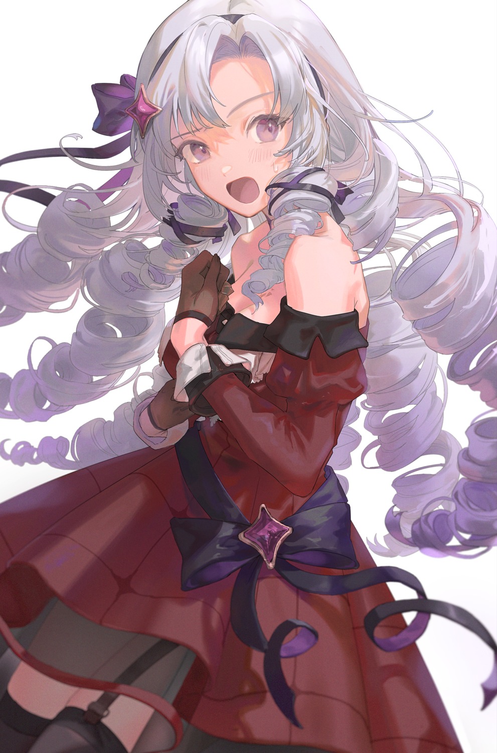 dress, fujie-yz, stockings, thighhighs