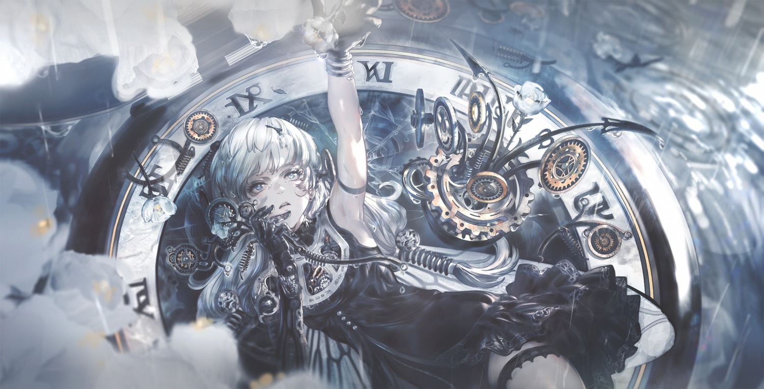 dress, garter, mecha_musume, miv4t