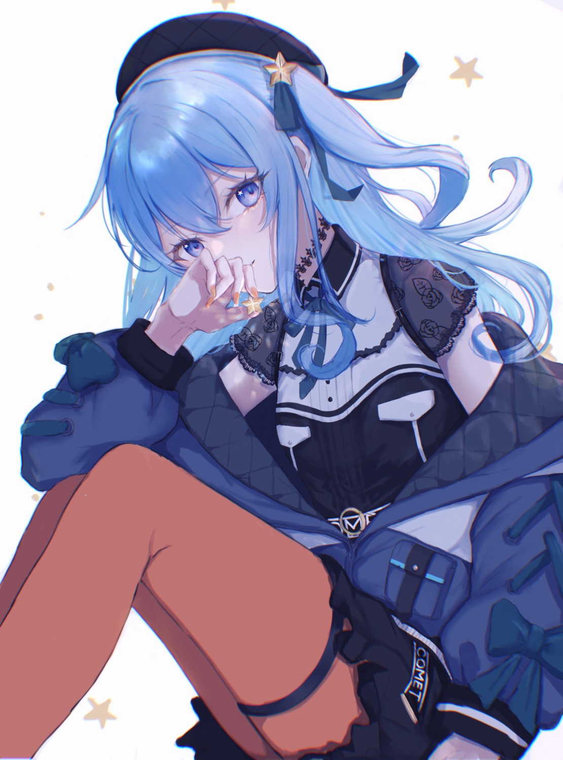 garter, hololive, hoshimachi_suisei, nolc, pantyhose