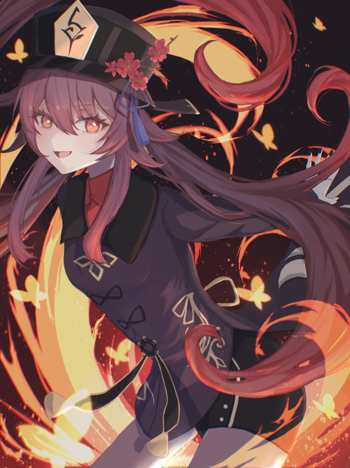 asian_clothes, genshin_impact, hu_tao, nolc