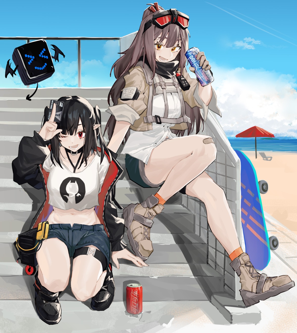 bandaid, garter, pointy_ears, renxzd