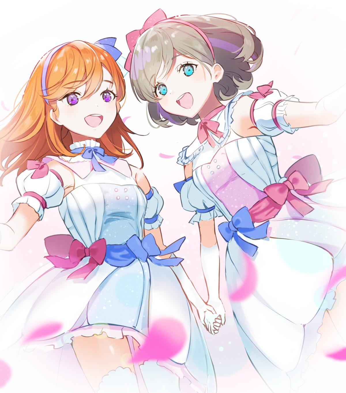 akaike, dress, love_live!_(series), love_live!_superstar!!, shibuya_kanon, tang_keke, thighhighs