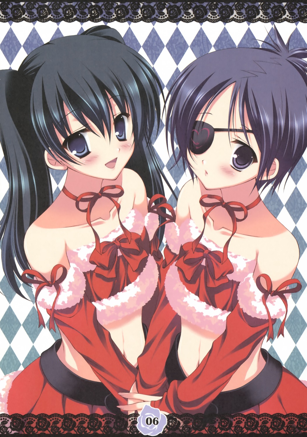 chrome_dokuro, d.gray-man, densuke., eyepatch, katekyo_hitman_reborn!, lenalee_lee, tanihara_natsuki