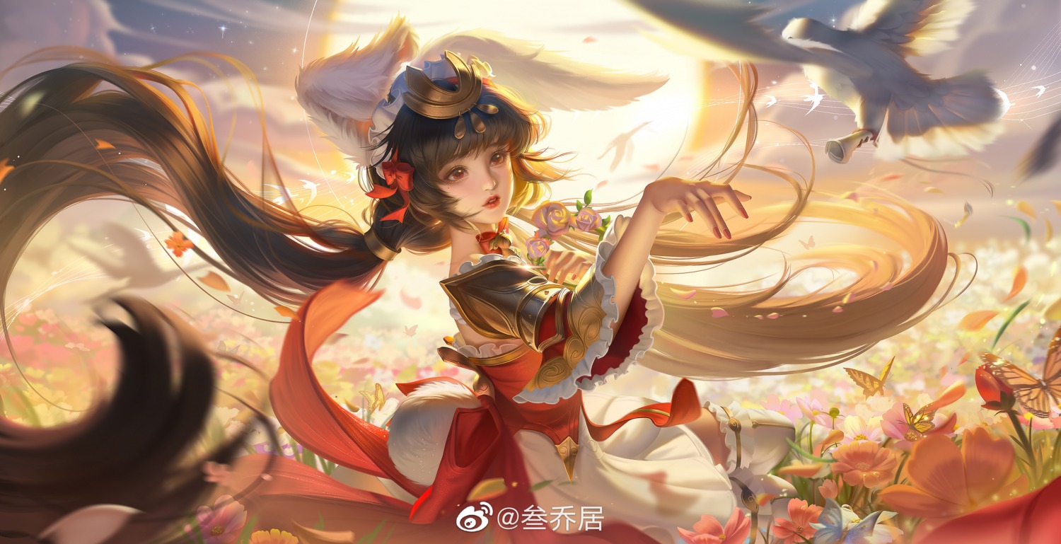 armor, asian_clothes, hua_xian_xian_xian, q3q_studio, thighhighs, watermark