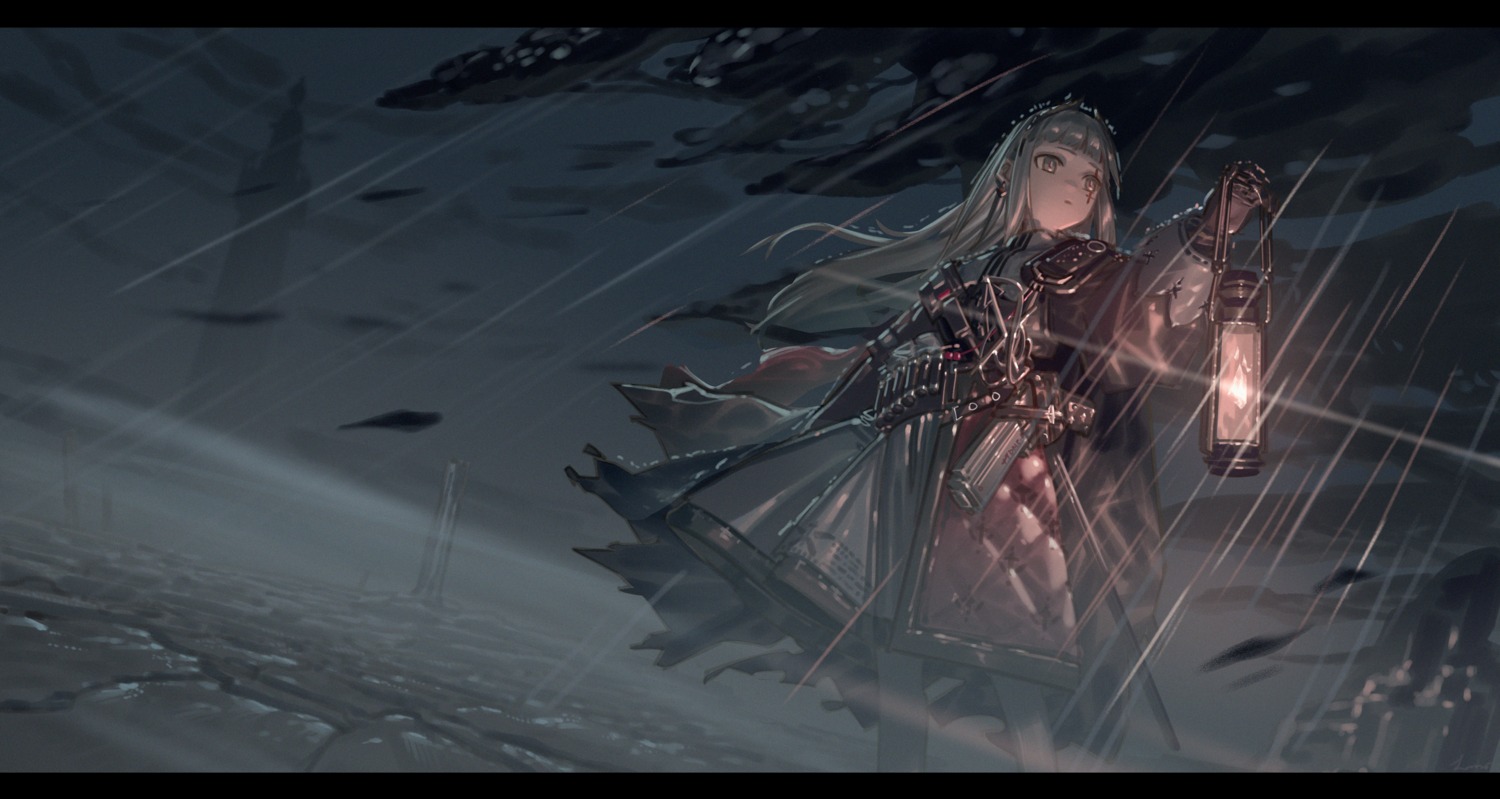 arknights, dress, gun, irene_(arknights), lanzi_(415460661), sword