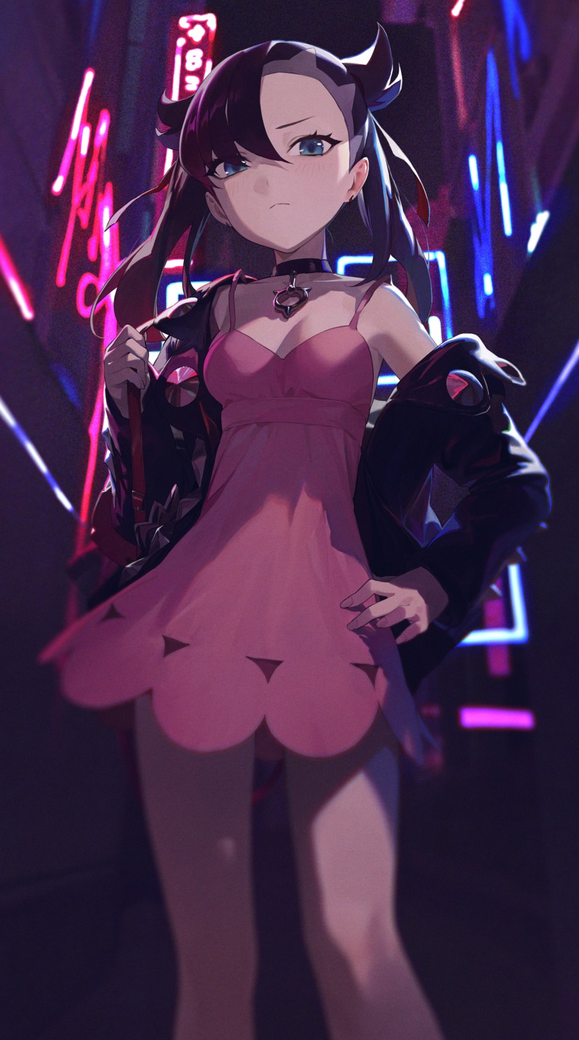 dress, mary_(pokemon), modare, pokemon, pokemon_swsh