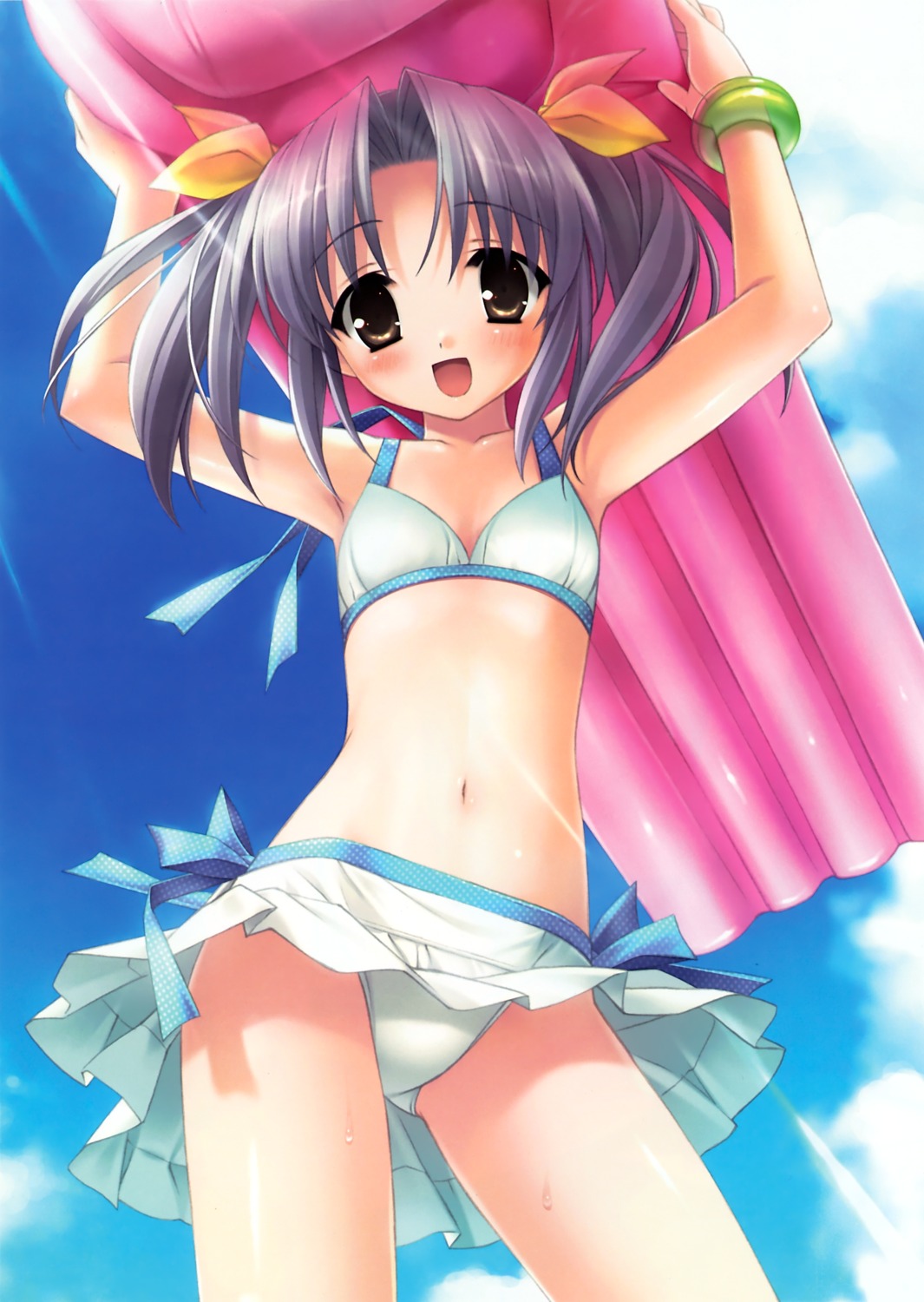 bikini, kanekiyo_miwa, natsu_no_ame, shinooka_nene, swimsuits