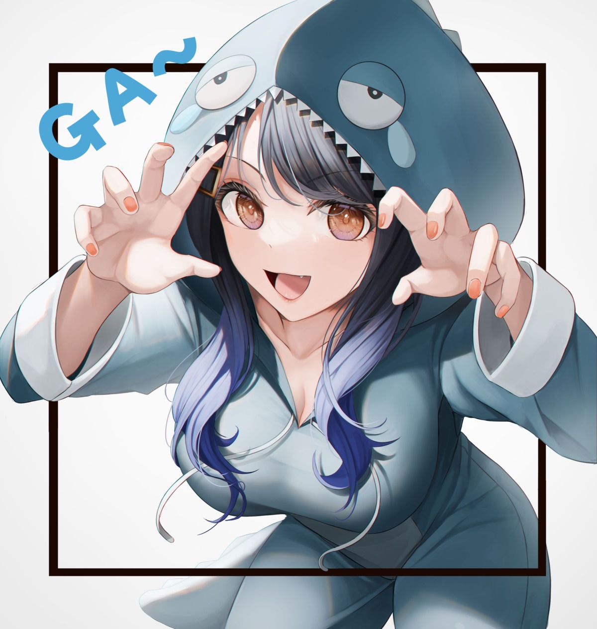 bsmage, cleavage, pajama
