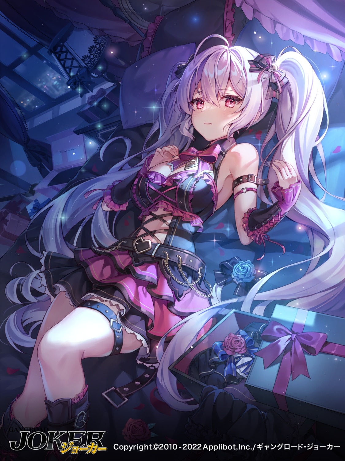 dress, gang_road_joker, garter, gothic_lolita, lolita_fashion, pongu