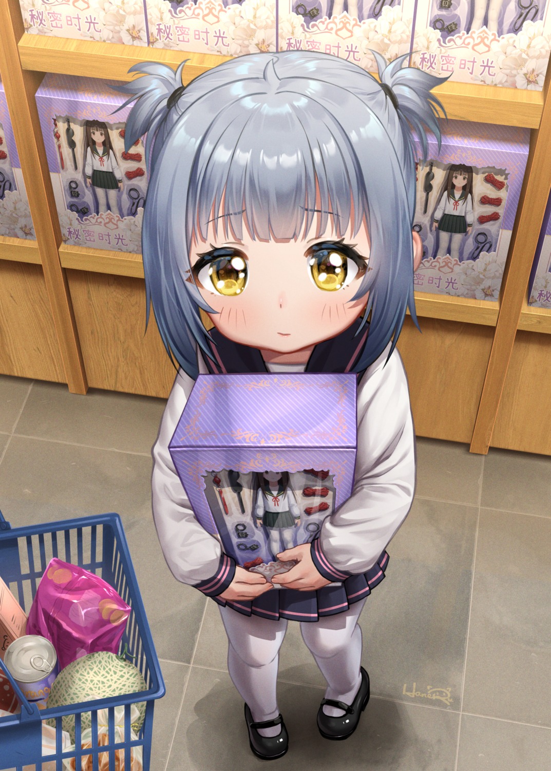 haneru, haori_haruki, himino_seika, pantyhose, seifuku